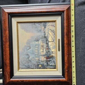 Winter Wonderland Framed Art by Thomas Kinkade